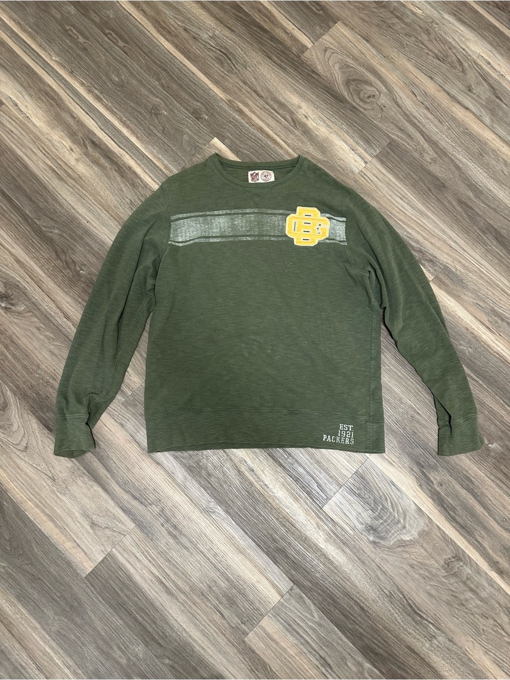 ‘47 Brand NFL Team Apparel Green Bay Packers Long Sleeve Shirt
